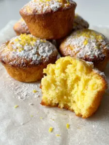 Lemon Greek Yogurt Protein Muffins