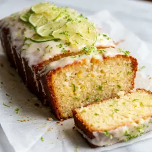 No-Flour Key Lime Yogurt Oat Cake