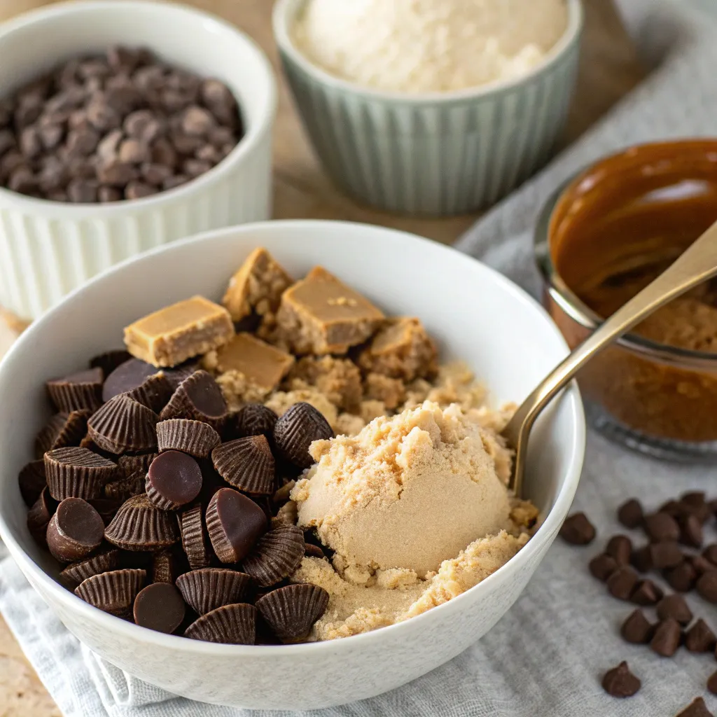 Peanut Butter Cup Dump Cake