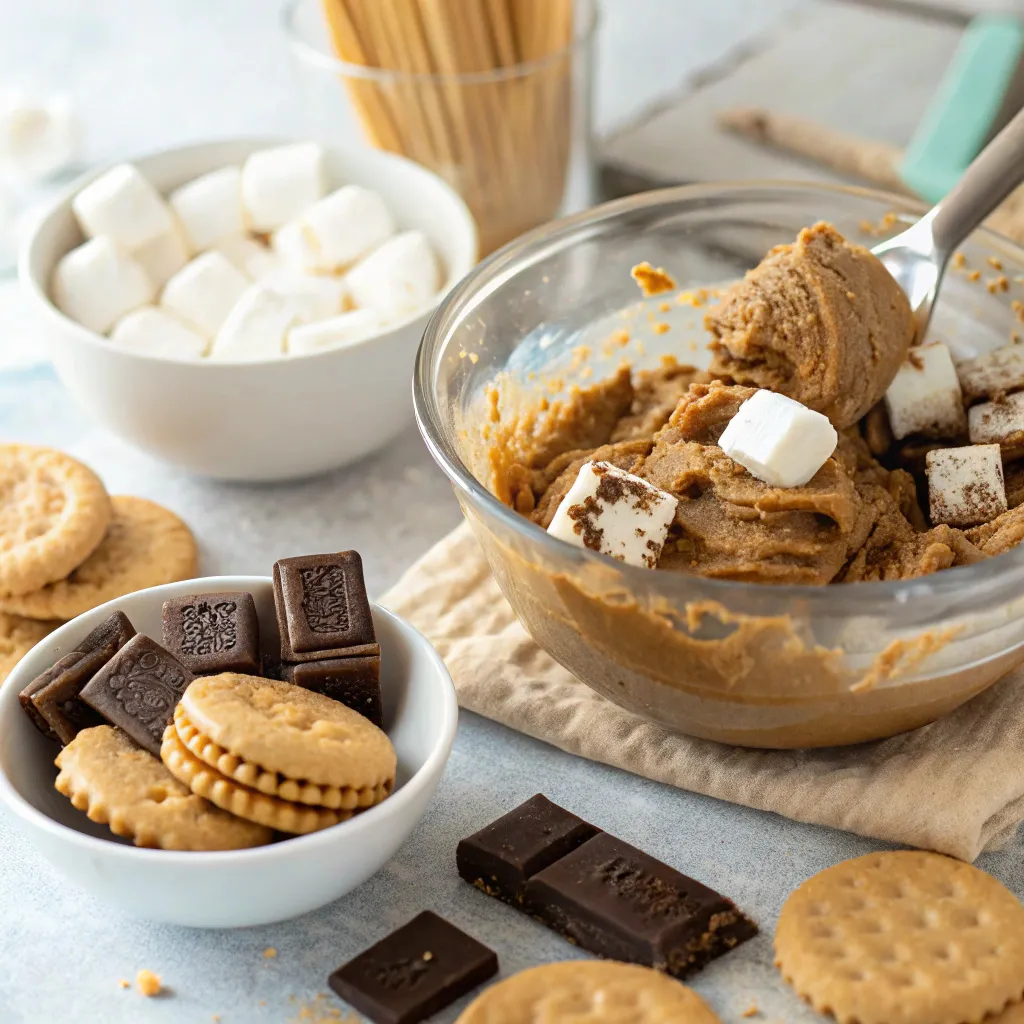 Peanut Butter S’mores Sandwich Cookies
