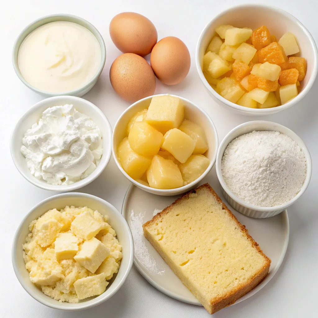 Pineapple Cream Cheese Pound Cake with Pineapple Glaze