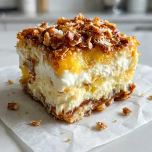 Pineapple Pretzel Salad Dump Cake
