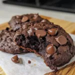 Irresistible Fudgy Greek Yogurt Dark Chocolate Peanut Butter Banana Cookies – 10-Minute Bakery-Style Heaven (6 Ingredients!)