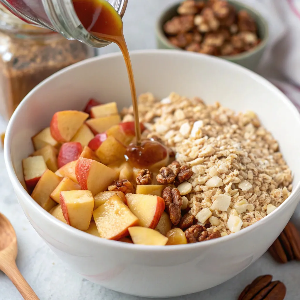 Soft Maple Apple Oat Breakfast Bake