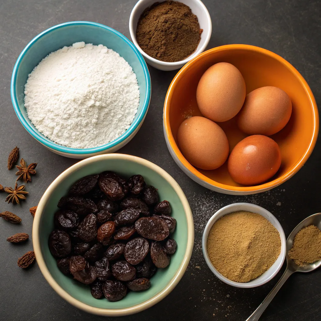 Warm Spiced Prune Coffee Cake