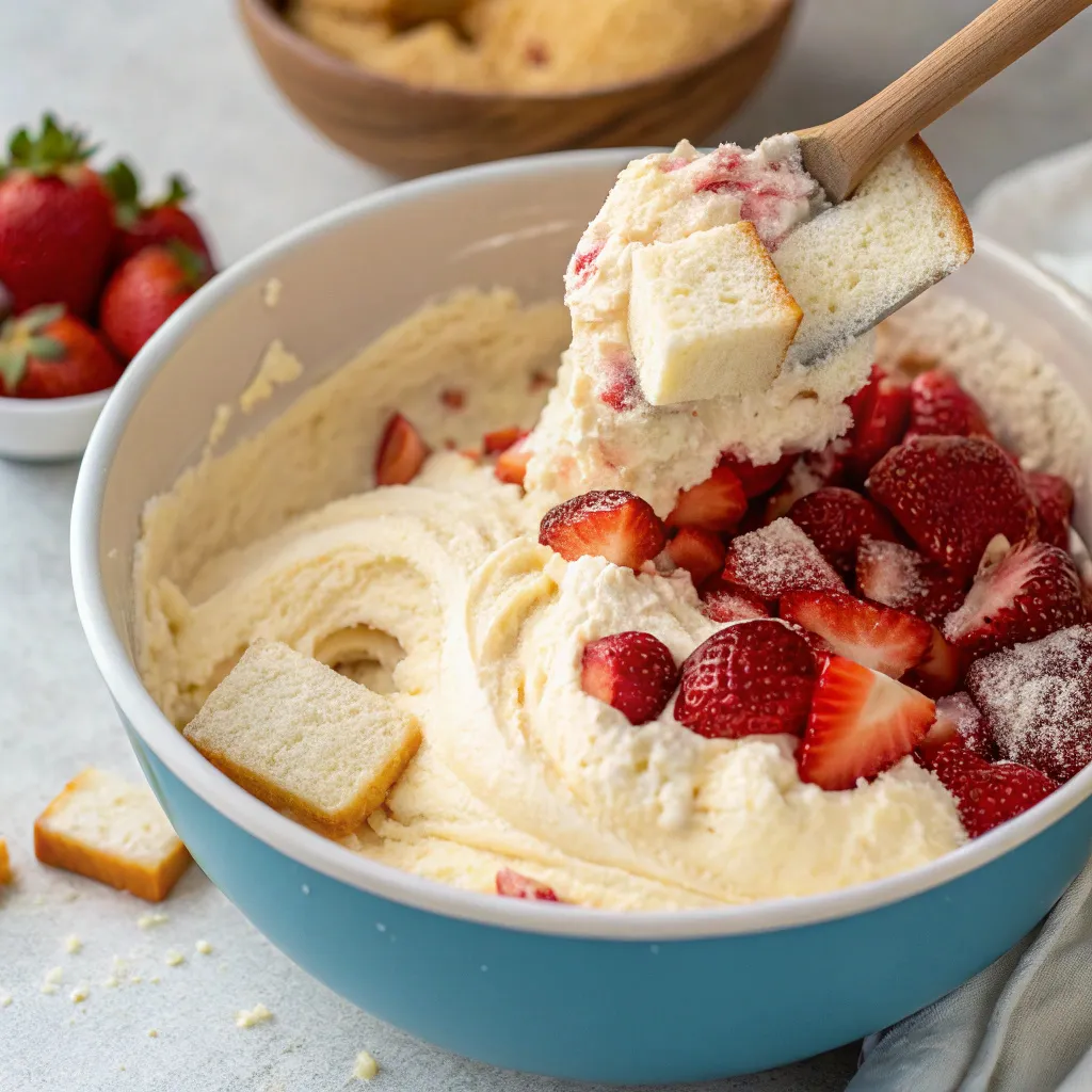 Strawberry Cream Cheese Pound Cake