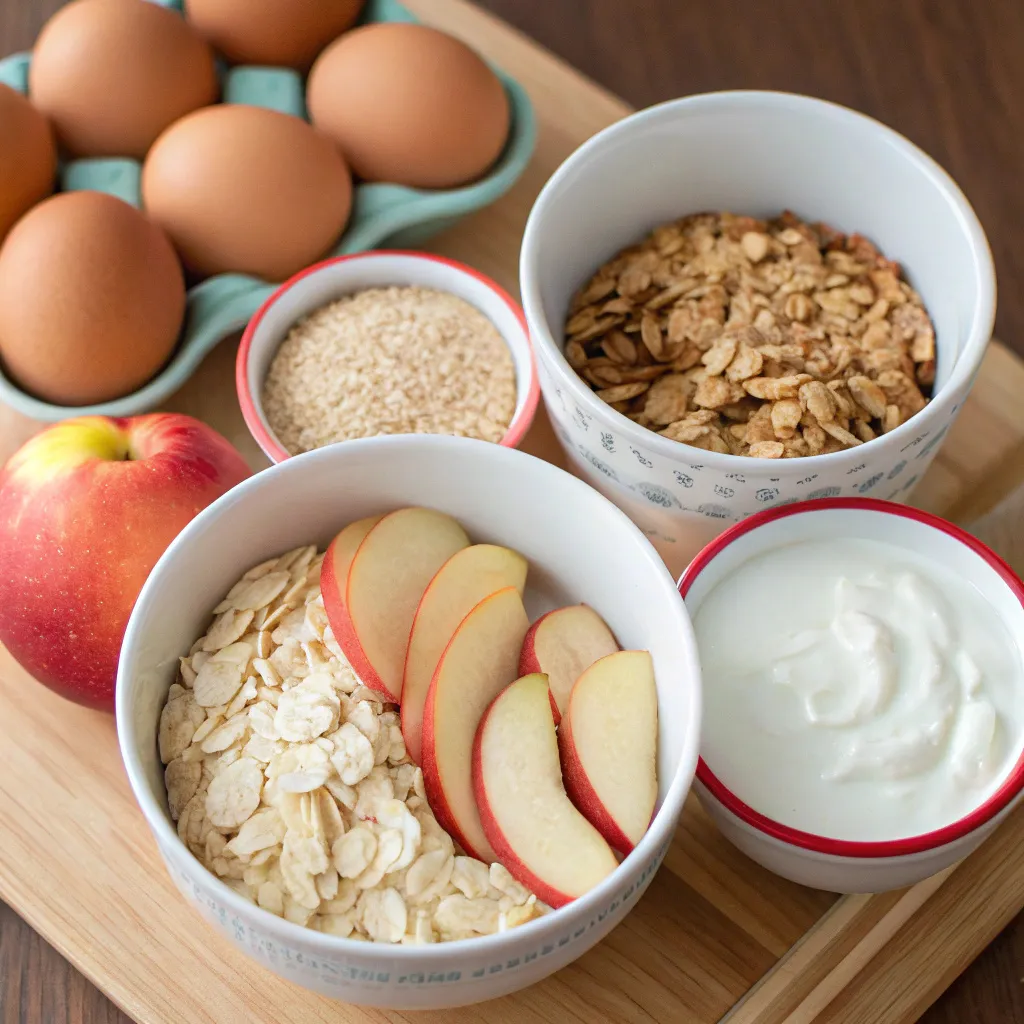Sugar-Free Apple & Greek Yogurt Oat Cake