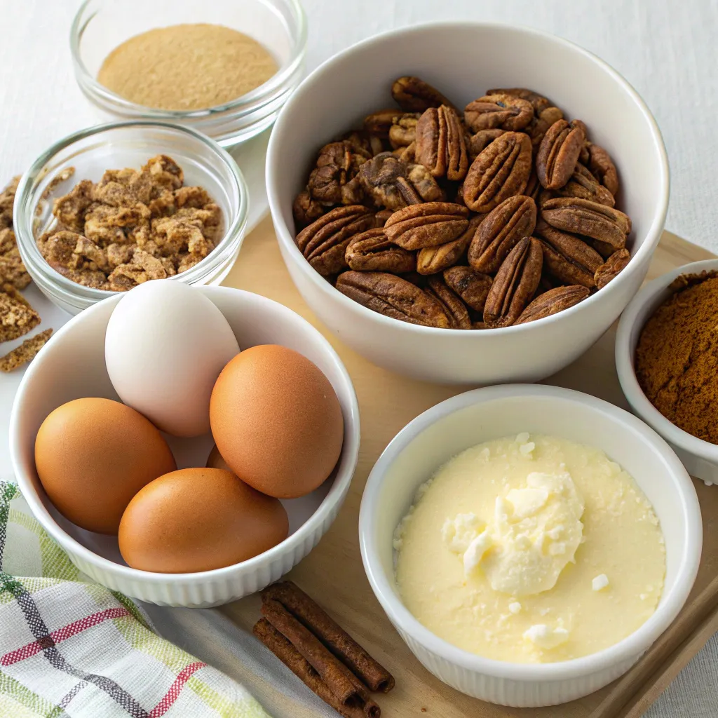Sugar-Free Creamy Pecan Custard Pie