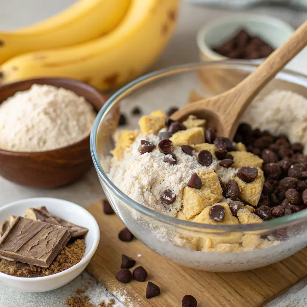 Banana Bread Chocolate Chip Cookies