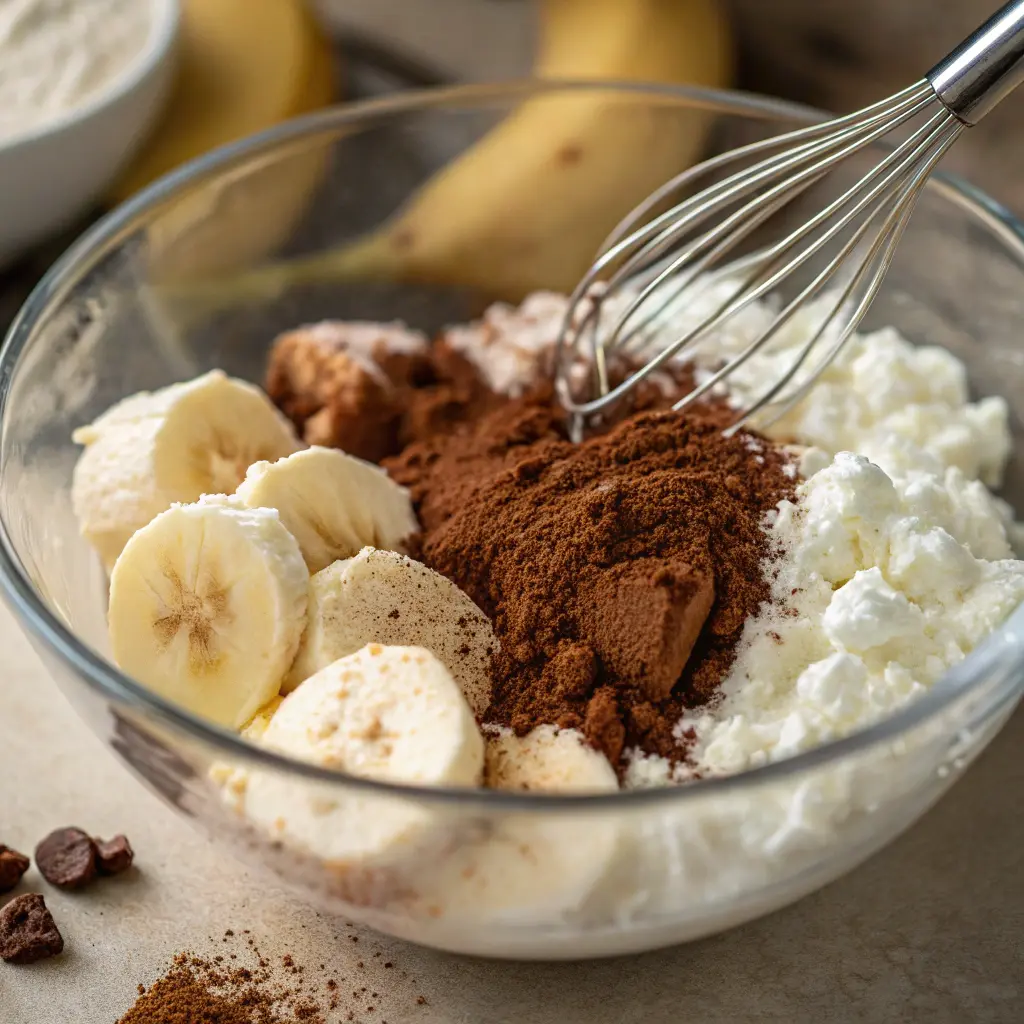 Banana Cocoa Cottage Cheese