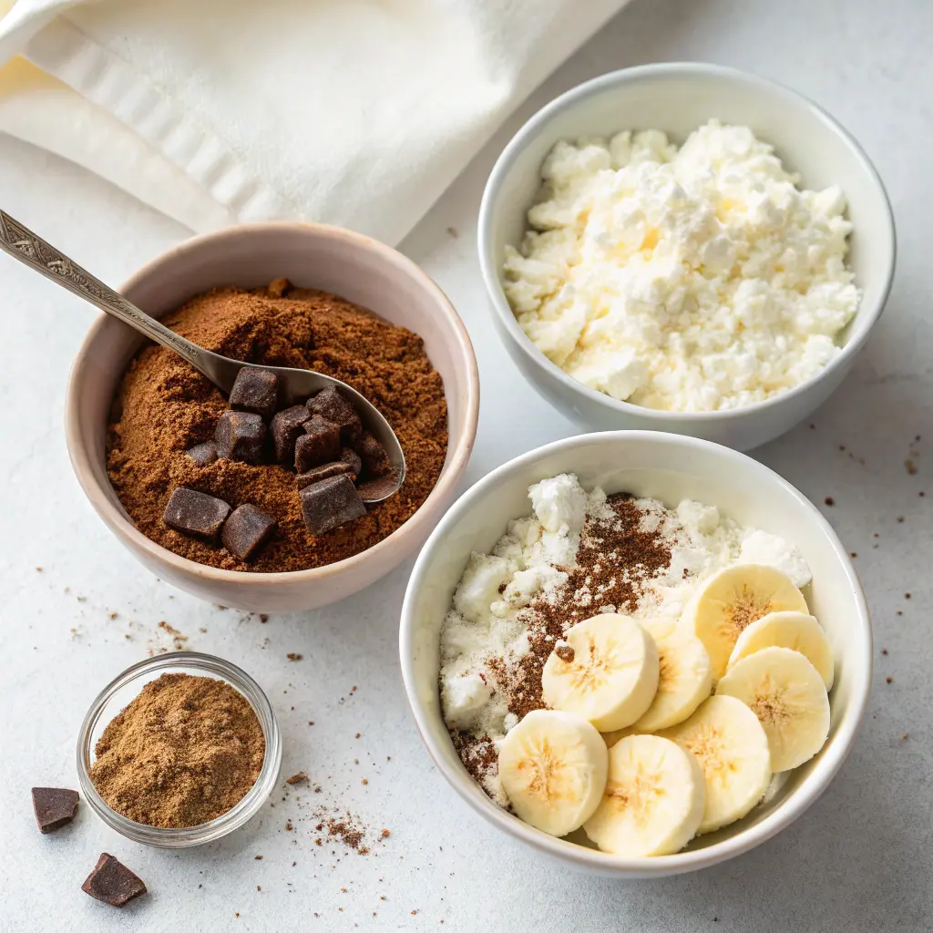 Banana Cocoa Cottage Cheese