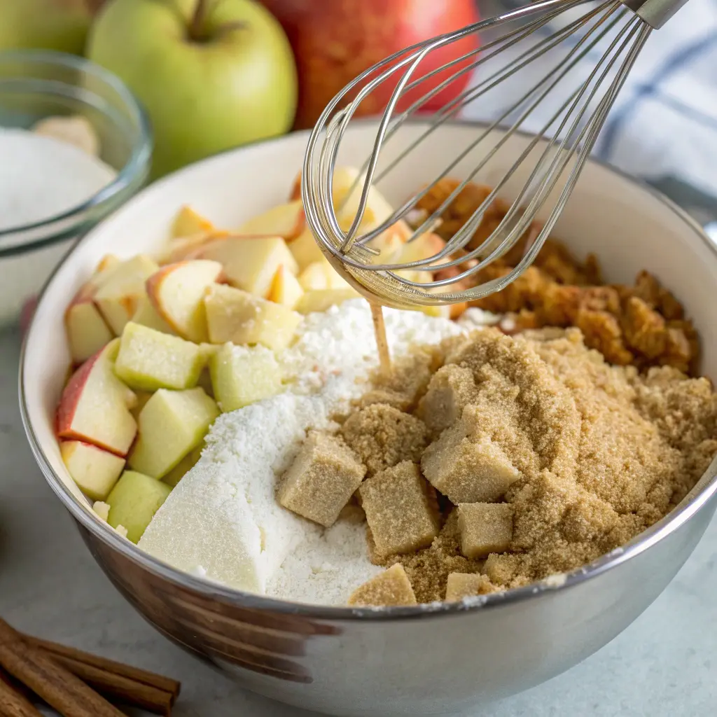 Brown Sugar Apple Vanilla Snack Cake