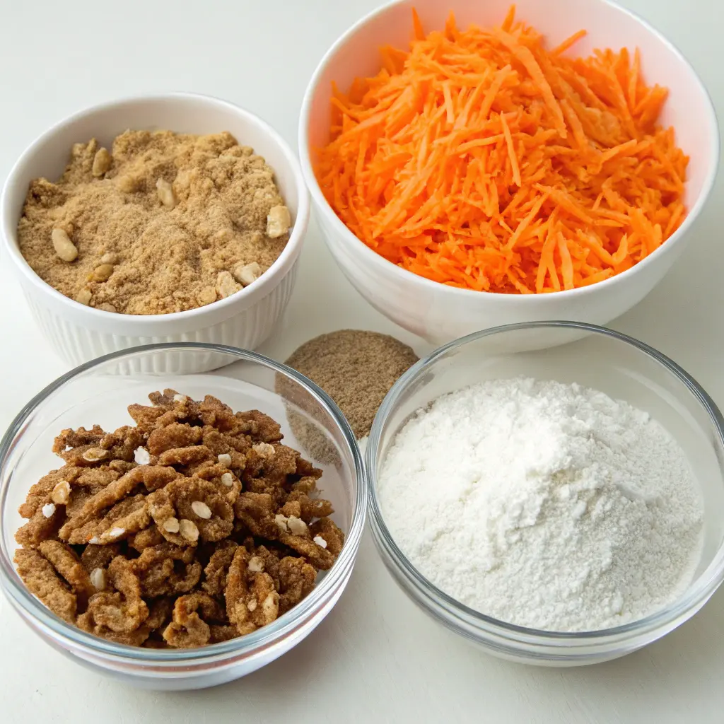 Carrot Walnut Dump Cake