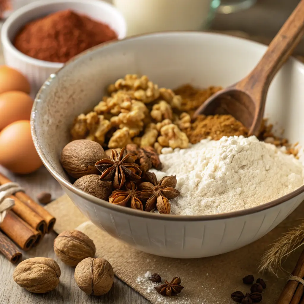 Chai Spice Walnut Bundt Cake