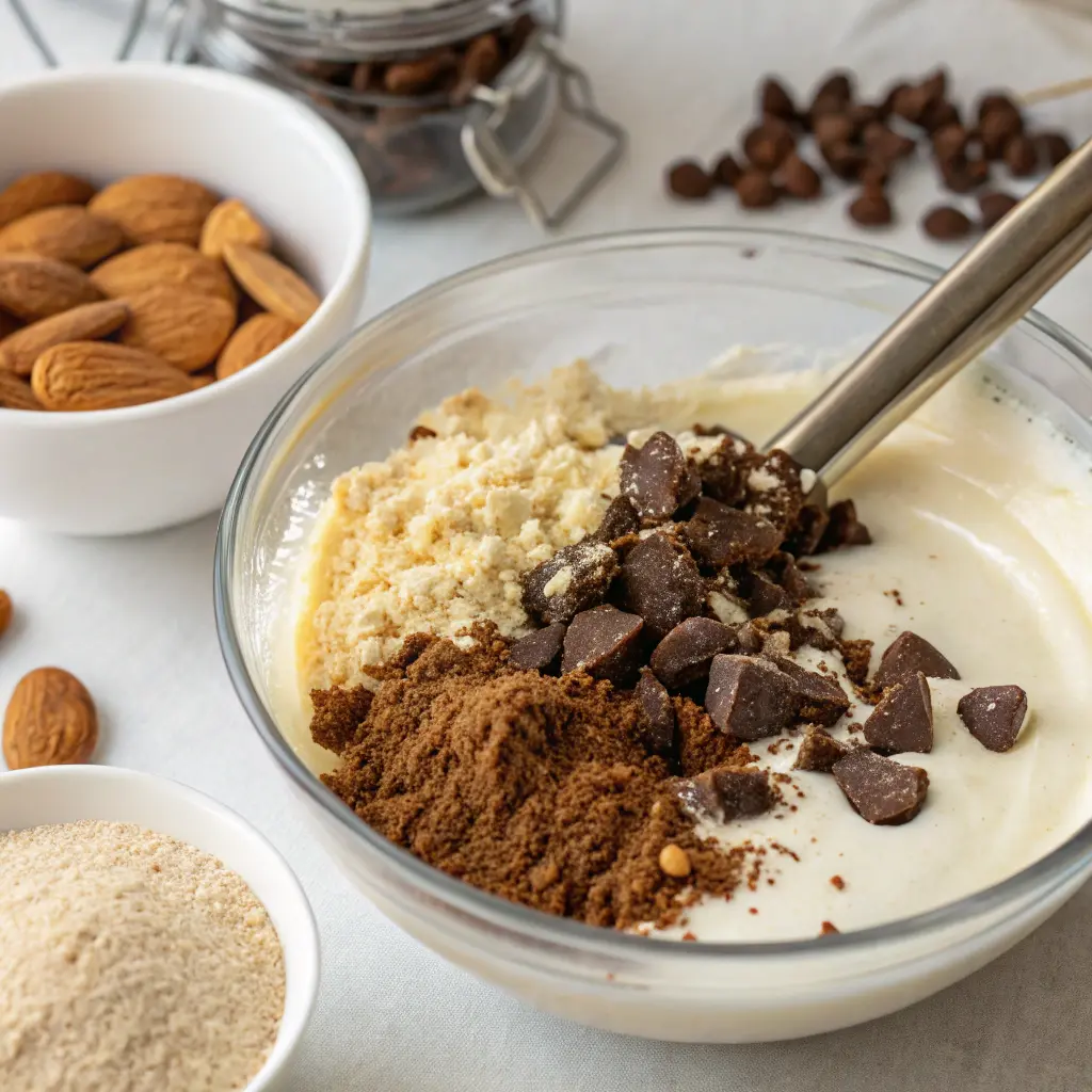 Chocolate Almond Yogurt Cake