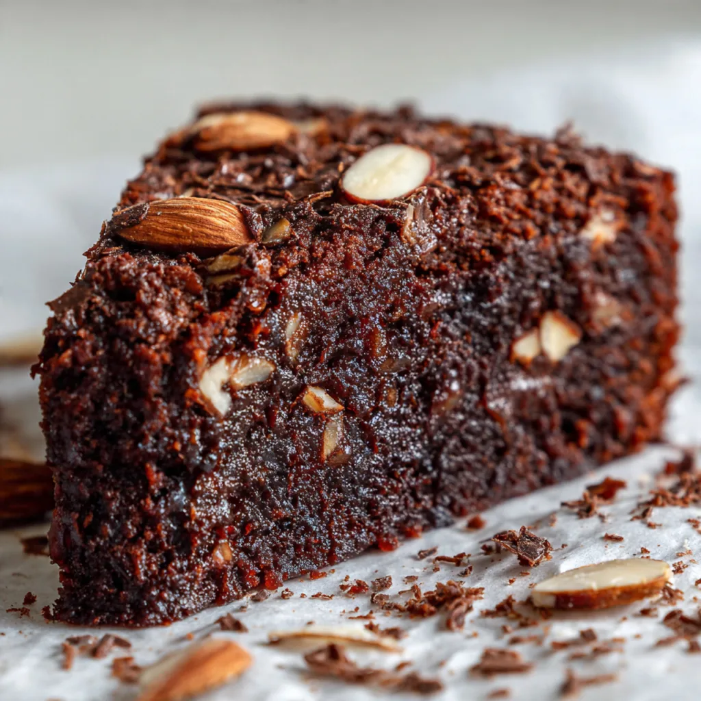Date & Dark Chocolate Almond Cake