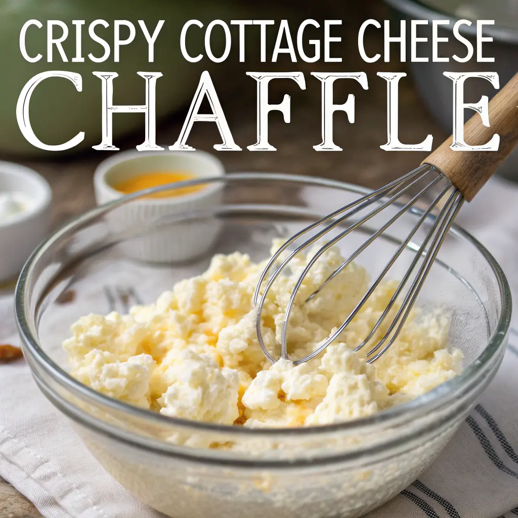 Crispy Cottage Cheese Chaffle (Low-Carb, High-Protein, Sandwich-Worthy Magic) 8 Crispy Cottage Cheese Chaffle