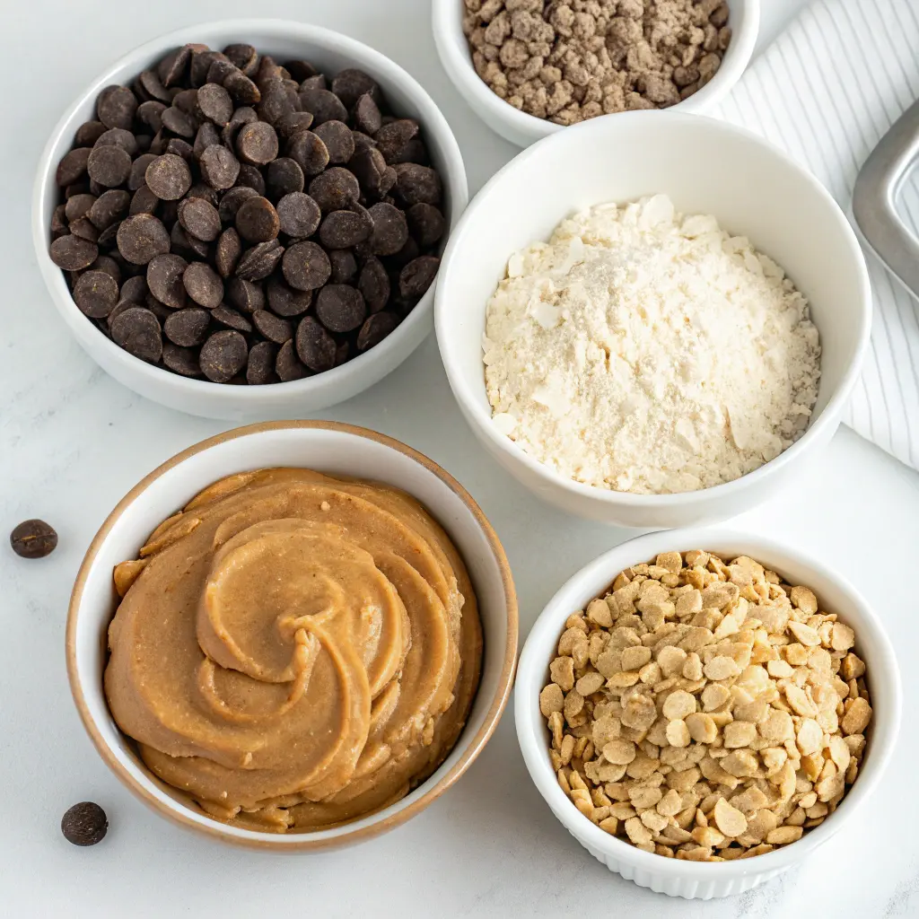 Dark Chocolate Peanut Butter Greek Yogurt Oat Brownie Cookies