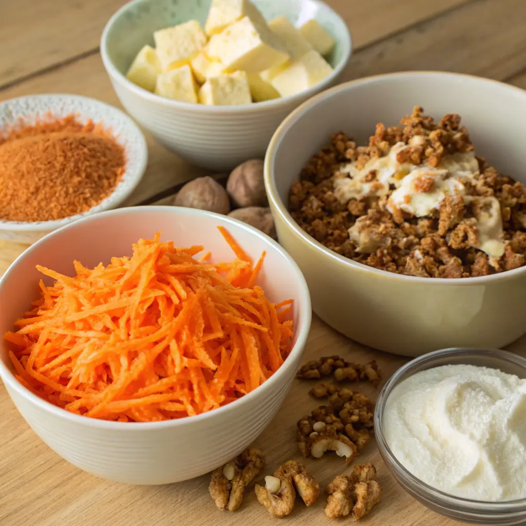 Irresistible Ginger Walnut Carrot Cake with Cream Cheese Frosting (The Cozy Bakery-Style Favorite You’ll Fall in Love With!) 7 ginger walnut carrot cake