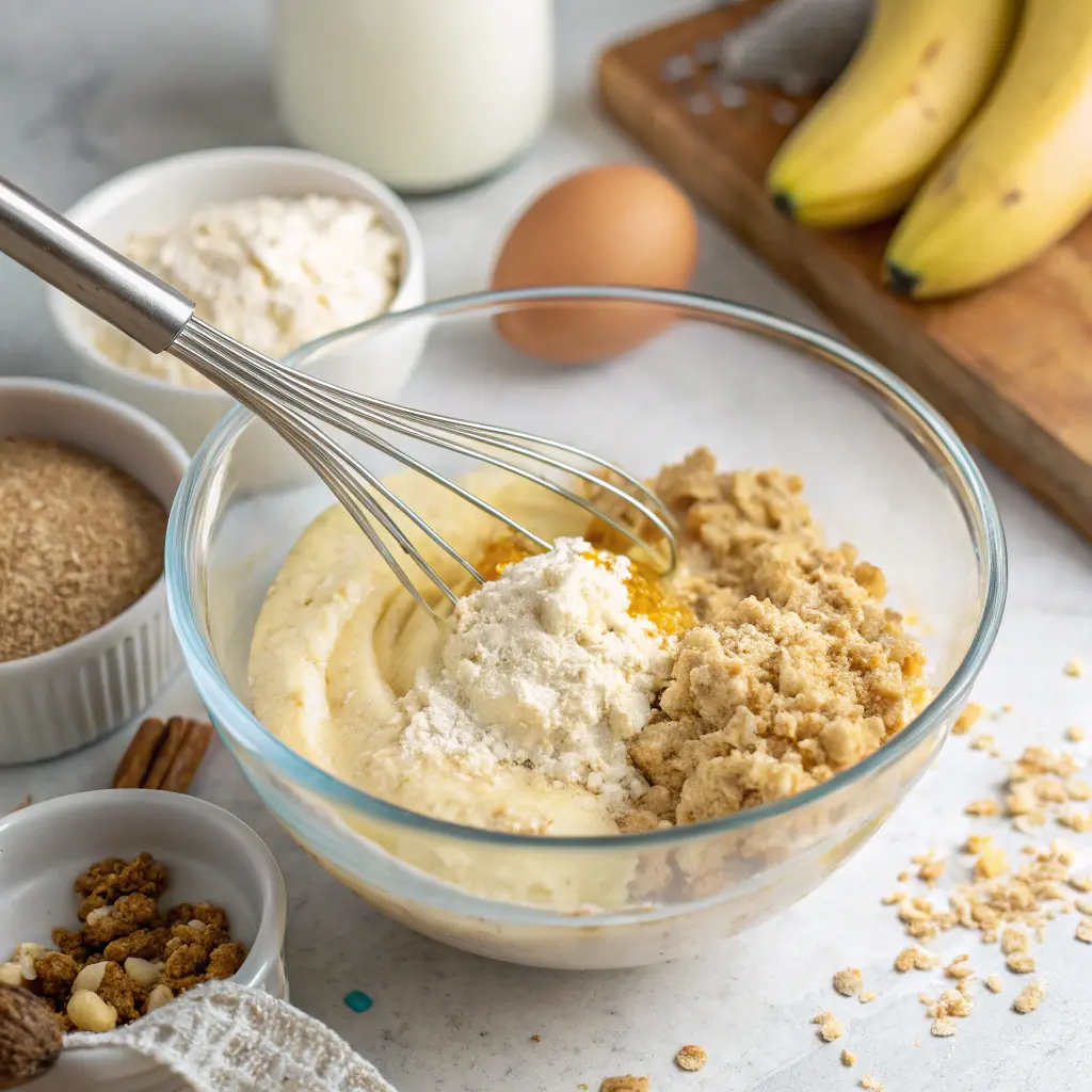 Gluten-Free Banana Cheesecake Oat Muffins (No Sugar, Soft & Creamy Center) 8 Gluten-Free Banana Cheesecake Oat Muffins