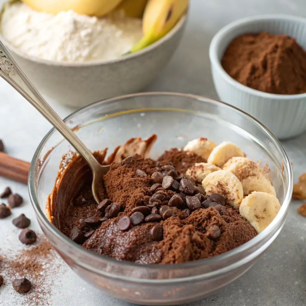 No-Flour Banana Cocoa Muffins
