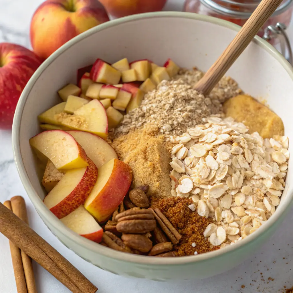 Irresistible No Flour No Sugar Apple Cinnamon Oat Cake (Soft, Cozy & Bakery-Style!) 8 No Flour No Sugar Apple Cinnamon Oat Cake