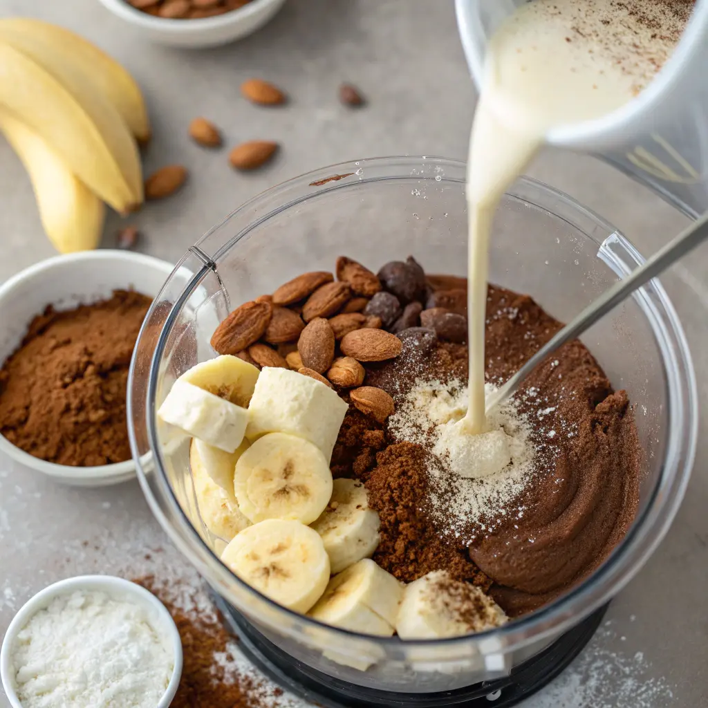 No-Sugar Chocolate Banana Blender Cake (Rich, Fudgy & Naturally Sweet!) 8 No-Sugar Chocolate Banana Blender Cake