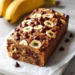 4-Ingredient Flourless Chocolate Chip Banana Bread