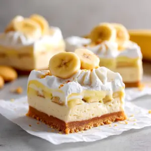 Banana Cream Pie Bars – The Dreamy No-Bakery Dessert Everyone Craves