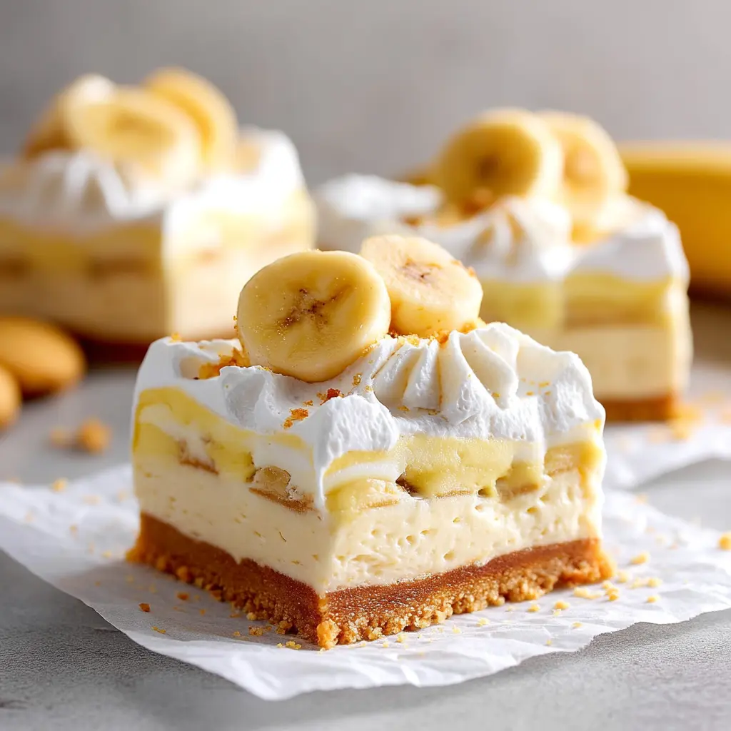 Banana Cream Pie Bars – The Dreamy No-Bakery Dessert Everyone Craves