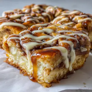 Cinnamon Roll Cheesecake French Toast Bake