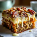 Gooey Amish Carrot Cake Pecan Custard Dump Cake