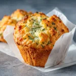 healthy Greek yogurt herb muffins