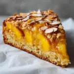 No-Flour Peach Greek Yogurt Oat Cake