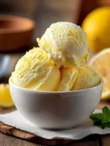 Sugar-Free Lemon Ice Cream