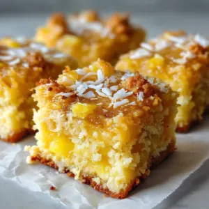 Ultimate Pineapple Heaven Dump Cake Bars – 7 Tropical Secrets That Make These Gooey Bars Completely Addictive!