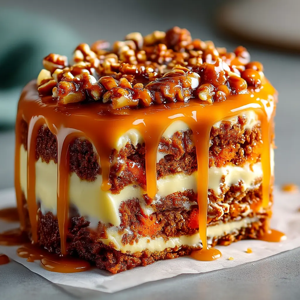 Salted Caramel Carrot Dream Cake