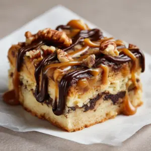 Turtle Caramel Cake