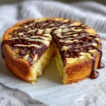 Vanilla Cake with Chocolate Fudge