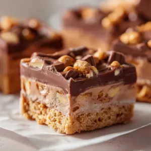 Homemade Kit Kat Crunch Bars