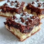Chocolate Banana Custard Squares