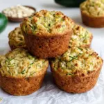 Zucchini Oat Breakfast Muffins