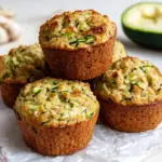 Zucchini Oat Breakfast Muffins