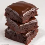 4 ingredient no bake brownies
