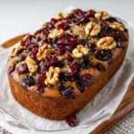 No-Flour Oat Cake with Fruits & Nuts