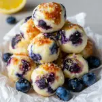 Lemon Blueberry Cottage Cheese Protein Bites