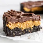 No-Sugar Chocolate Peanut Butter Oat Cake