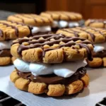 Peanut Butter S’mores Sandwich Cookies