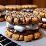 Peanut Butter S’mores Sandwich Cookies