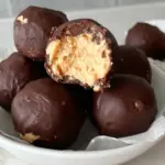 Cottage Cheese Peanut Butter Cookie Dough Balls
